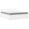 vidaXL Lit avec tiroirs et matelas blanc 180x200 cm bois massif de pin