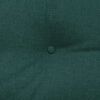 vidaXL Coussin de Dos Vert fonc&eacute; 140 x 24 x 50 cm tissu