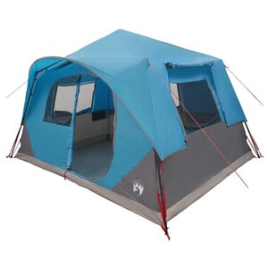 vidaXL Tente Instantan&eacute;e Bleu 365 x 380 x 200 cm Polyester et Acier