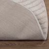vidaXL Tapis de surface Rond Cr&egrave;me &Oslash; 200 CM