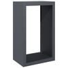 vidaXL Portant de bois de chauffage anthracite 60x40x100 cm acier