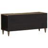 vidaXL Meuble TV gris clair 105x33,5x46 cm bois massif de manguier