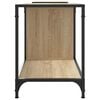 vidaXL Meuble TV ch&ecirc;ne sonoma 203x37x50 cm bois d'ing&eacute;nierie