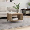 vidaXL Table basse ch&ecirc;ne artisanal 60 x 50 x 40 cm Bois d'ing&eacute;nierie