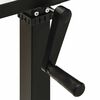 vidaXL Bureau Noir et Brun Fonc&eacute; 120 x 60 cm Bois de ch&ecirc;ne massif