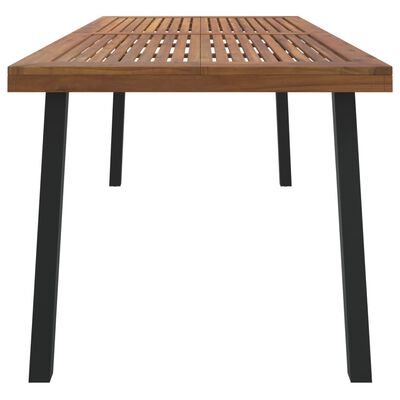 vidaXL Table de jardin 200x100x75 cm bois d'acacia solide