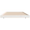 vidaXL Cadre de lit sans matelas blanc 100x200 cm bois de pin massif