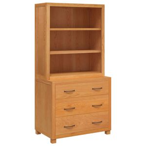 vidaXL Ensemble de meubles de rangement avec tiroir 2 pi&egrave;ces Marron