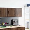 vidaXL Armoires murales de garage 2 pcs ch&ecirc;ne marron bois d'ing&eacute;nierie