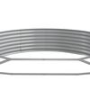 vidaXL Lit sur&eacute;lev&eacute; de jardin Acier galvanis&eacute; marron