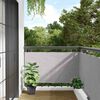 vidaXL &Eacute;cran d'intimit&eacute; de balcon gris 400x120 cm PVC