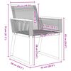 vidaXL Ensemble de salle &agrave; manger pour jardin 9 pcs Noir polyrotin