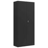 vidaXL Classeur noir 90x40x200 cm acier