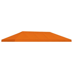 vidaXL Housse de canop&eacute;e de gazebo 6 x 3 m Orange Polyester 190