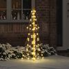 vidaXL Sapin de No&euml;l avec 100 LED Blanc chaud 120 cm PET