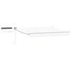 vidaXL Auvent r&eacute;tractable &eacute;lectrique Blanc 3,5 x 2,5 m