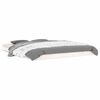 vidaXL Cadre de lit sans matelas blanc 150x200 cm bois de pin massif