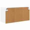 vidaXL Armoire de cuisine 2 pcs Blanc brillant 60 x 31 x 40 cm
