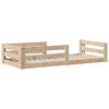 vidaXL Cadre de lit sans matelas 80x160 cm bois massif de pin