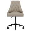 vidaXL Chaises &agrave; manger pivotantes lot de 4 Gris clair Velours