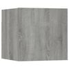 vidaXL Ensemble de meubles TV muraux Sonoma gris Bois d'ing&eacute;nierie