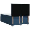 vidaXL Sommier &agrave; lattes de lit avec matelas Bleu 140x200 cm Tissu