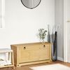 vidaXL Armoire &agrave; chaussures Corona 99x32x47 cm bois de pin massif
