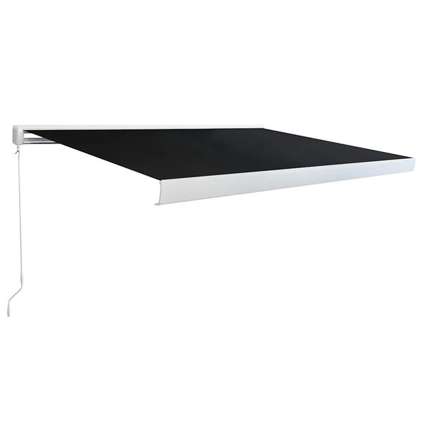 vidaXL Store &agrave; cassette manuel 350 cm Anthracite