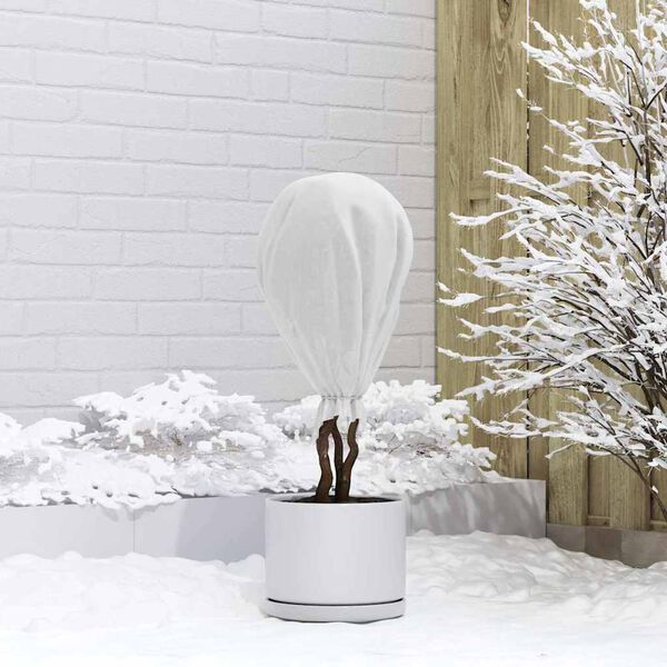 vidaXL Fleece de protection des plantes contre le gel Blanc 50 x 1,6 m