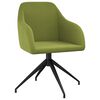 vidaXL Chaises &agrave; manger lot de 6 vert clair velours