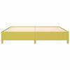 vidaXL Cadre de lit sans matelas vert 200x200 cm tissu