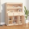 vidaXL Buffet haut 89x40x116,5 cm Bois massif de pin