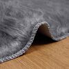 vidaXL Tapis en fausse Tafalla Anthracite &Oslash; 120 cm Polyester