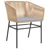 vidaXL Ensemble de salle &agrave; manger pour jardin 5 pcs Marron