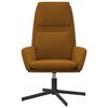 vidaXL Chaise de relaxation Marron Velours