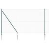 vidaXL Cl&ocirc;ture Euro avec des Pointes 10 x 1,6 m Acier recouvert de PVC