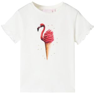 T-shirt enfants rose &eacute;cru 104