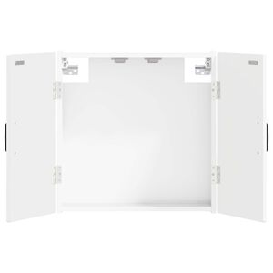 vidaXL Cabinet pour cible UTRECHT Blanc brillant 52,5 x 10,5 x 53,5 cm