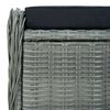 vidaXL Ensemble &agrave; manger de jardin 7 pcs gris clair