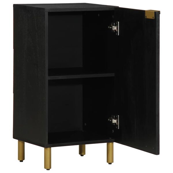 vidaXL Buffet noir 40x33x75 cm bois d'ing&eacute;nierie