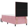 vidaXL Lit &agrave; ressorts avec matelas Rose 80 x 200 cm Velours