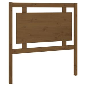 vidaXL T&ecirc;te de lit Marron miel 95,5x4x100 cm Bois massif de pin