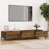 vidaXL Meuble TV Chêne marron 150x34,5x30 cm Bois d'ingénierie
