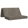 vidaXL Canap&eacute;-lit pliable 120 x 67 x 45 cm Gris clair