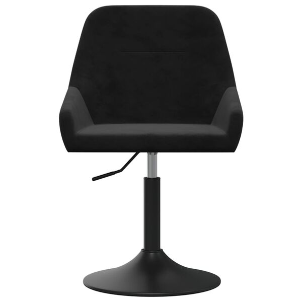 vidaXL Tabouret de bar Noir Velours