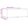 vidaXL Housse de salon de jardin 16 &oelig;illets 300x250x90cm rectangulaire