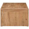 vidaXL Table basse 110x55x35 cm bois massif d'acacia
