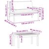 vidaXL Ensemble de canap&eacute; de jardin avec coussin 2 pcs Anthracite