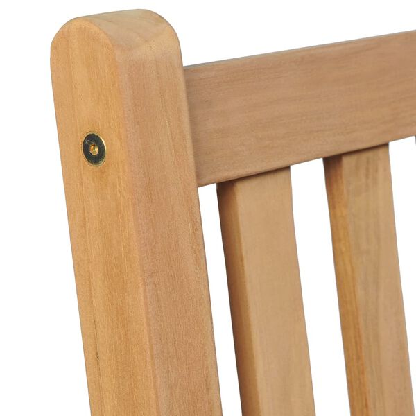 vidaXL Chaises d'ext&eacute;rieur lot de 4 Bois de teck solide