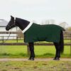 vidaXL Couverture &Eacute;quine Vert fonc&eacute; complet 135 cm Fleece polaire